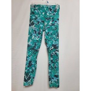 Lululemon Wunder Under Pant Hi-Rise size 6 . Moss Green Floral